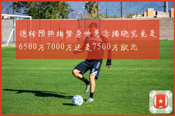 德转预热梅努身价悬念揭晓究竟是6500万7000万还是7500万欧元